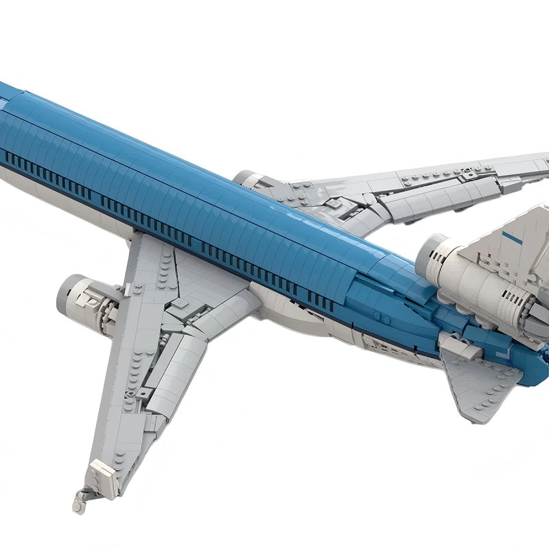 11 Tri-Jet Commercial Airliner Building Kit | Compatible MOC - 3