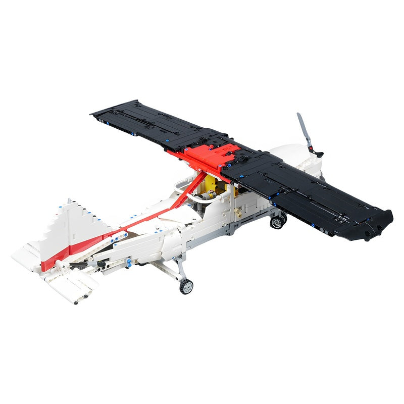 150 High-Wing Light Trainer Propeller Aircraft MOC Building Kit - 2