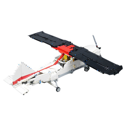 150 High-Wing Light Trainer Propeller Aircraft MOC Building Kit - 2