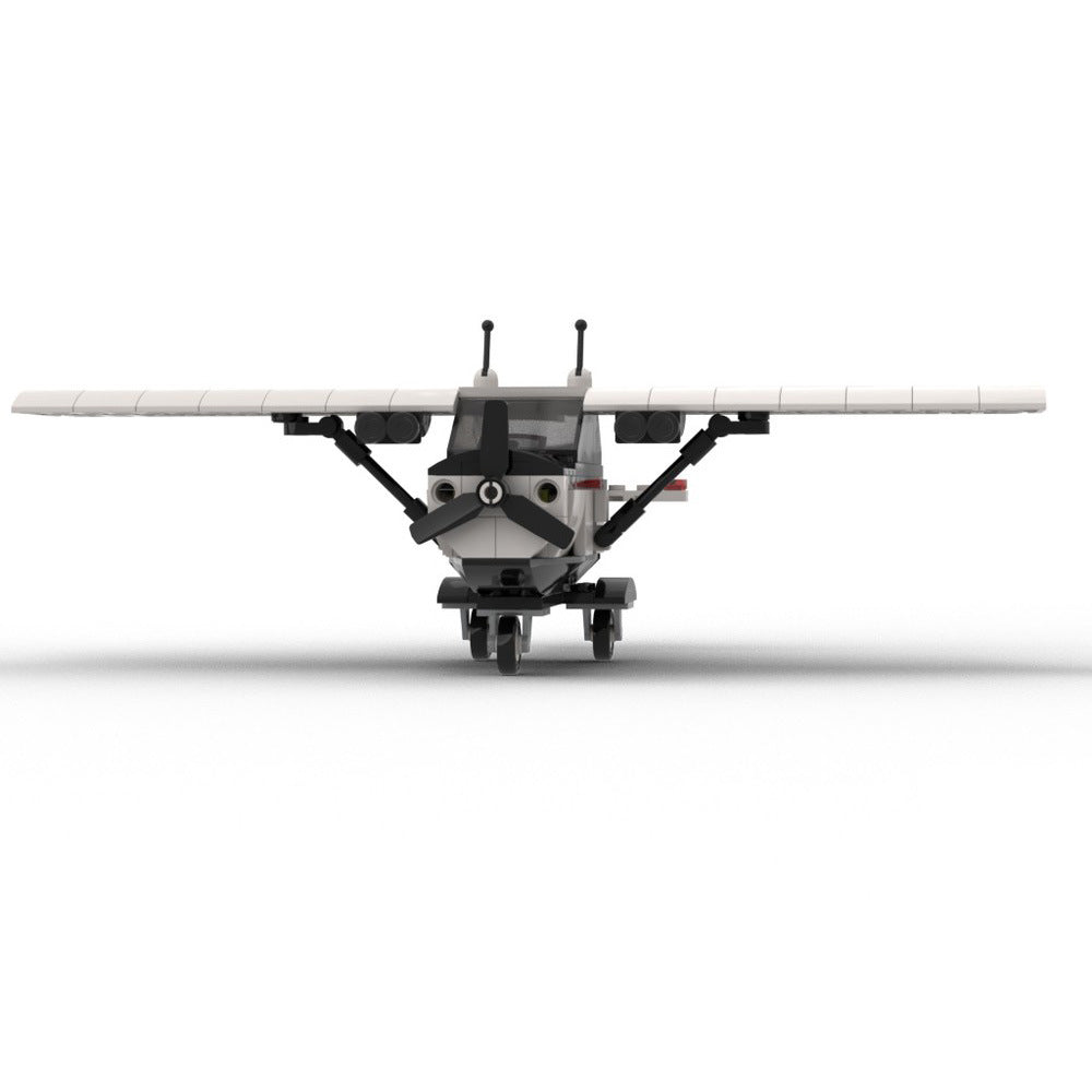 172 Sky Adventure Plane Building Kit | LEGO-Compatible MOC - 1