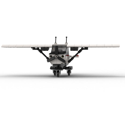 172 Sky Adventure Plane Building Kit | LEGO-Compatible MOC - 1