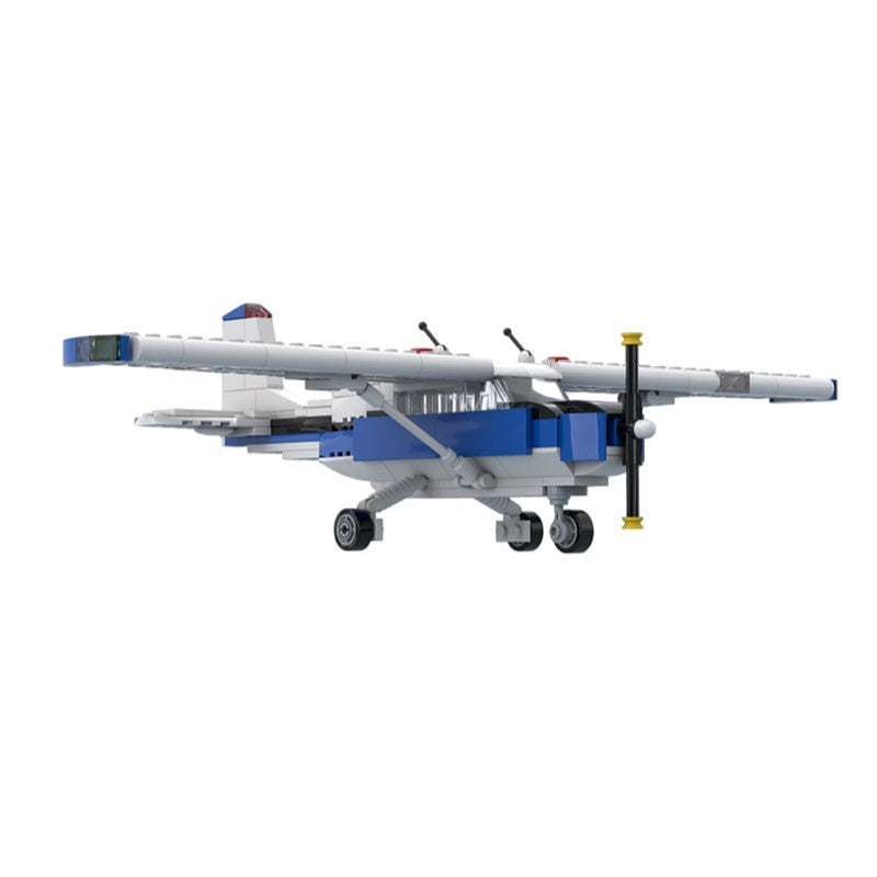 172 Straight Tail Light Aircraft MOC Building Kit | Airplane Model - 2