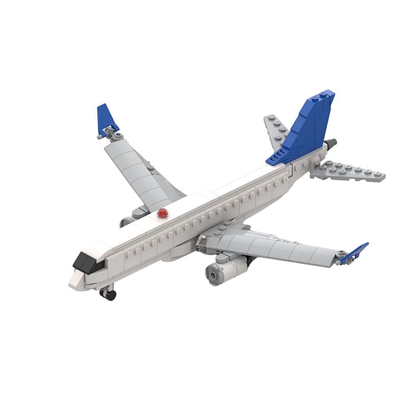 175 Commercial Regional Jet Building Kit | 1:125 Scale | LEGO-Compatible MOC - 1