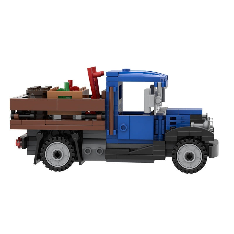 1930s Delivery Farm Truck MOC Building Kit | Vintage Cargo Vehicle - 3