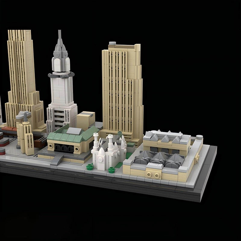1930s New York City Skyline Building Kit | LEGO-Compatible MOC - 2