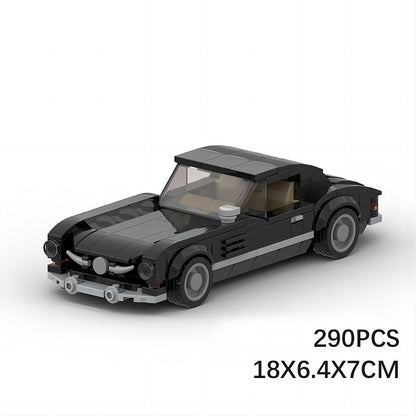 1950s Gullwing Coupe Retro Sports Car Building Kit | LEGO-Compatible MOC - 6