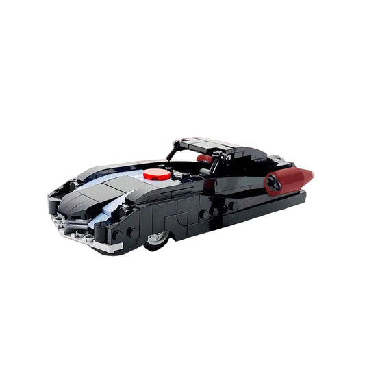 1950s Retro Superhero Supercar Building Kit | LEGO-Compatible MOC - 1