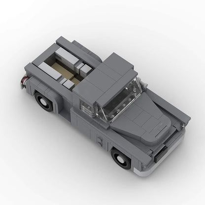 1955 Apache Pickup Truck MOC Building Kit | Vintage Truck Model - 2