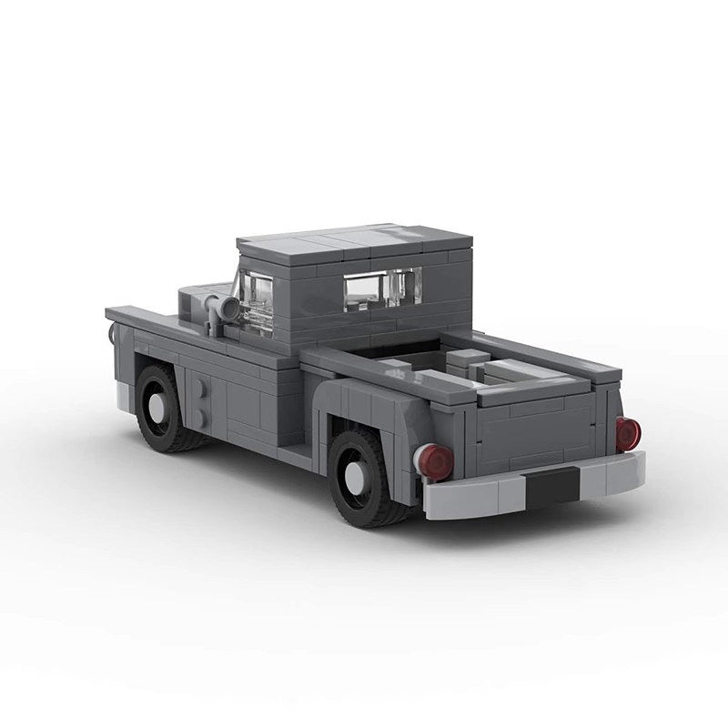 1955 Apache Pickup Truck MOC Building Kit | Vintage Truck Model - 4