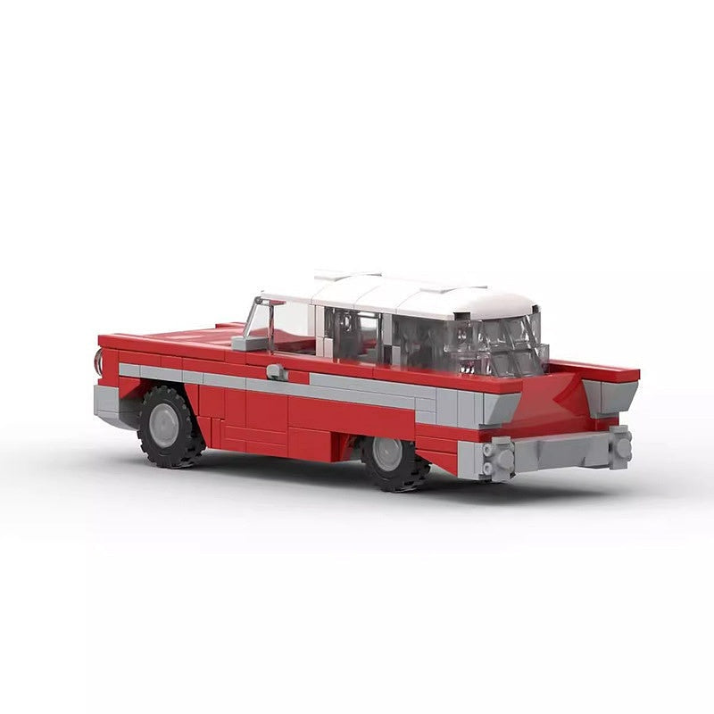 1957 Vintage Station Wagon MOC Building Kit | Classic Vehicle Model - 4
