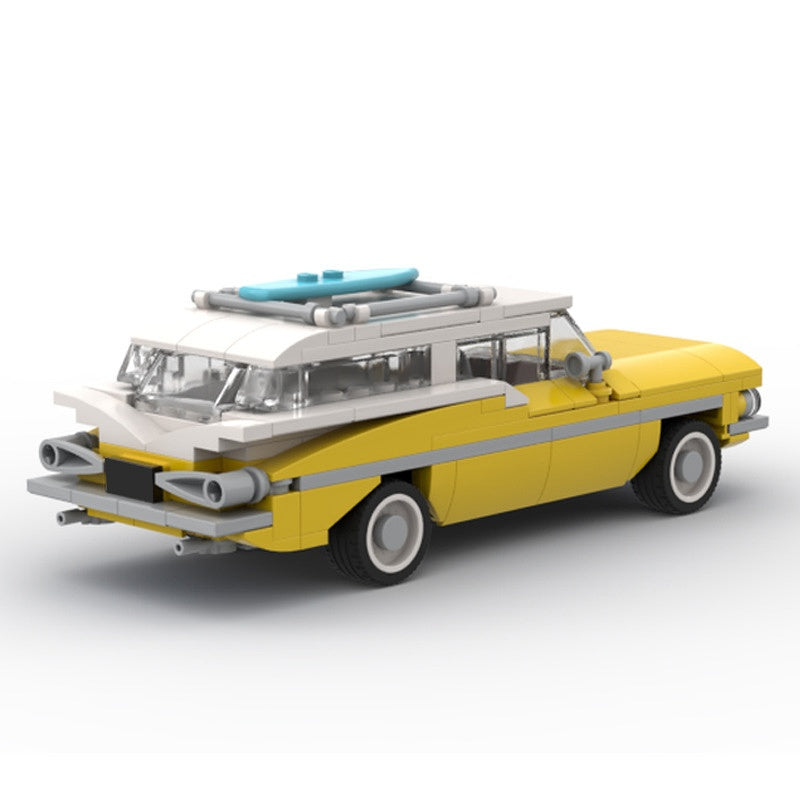 1959 Retro Vintage Nomad Wagon Building Kit | LEGO-Compatible MOC - 2
