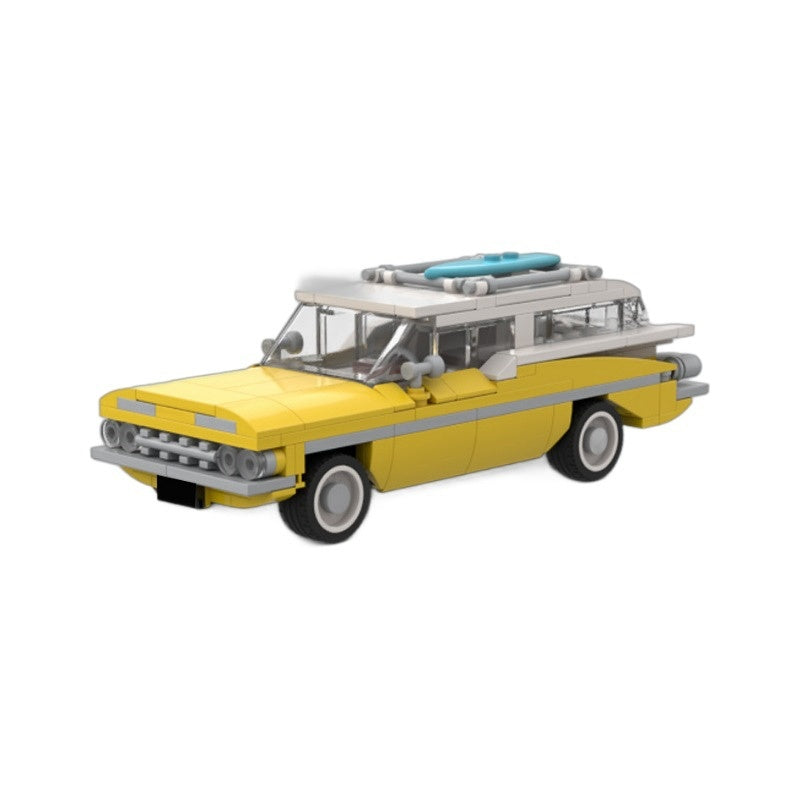 1959 Retro Vintage Nomad Wagon Building Kit | LEGO-Compatible MOC - 3