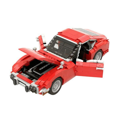 1960s Japanese Grand Touring Sports Coupe MOC Building Kit - 4