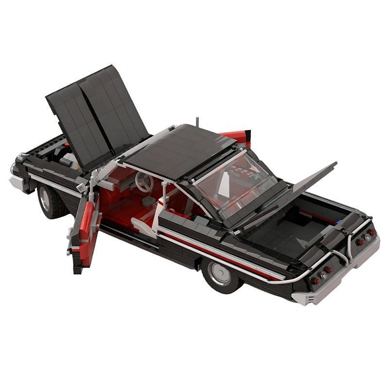 1961 Vintage SS Muscle Car MOC Building Kit | Classic Vehicle Model - 3