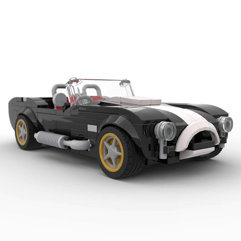 1962 Classic V8 Roadster Building Kit | LEGO-Compatible MOC - 3