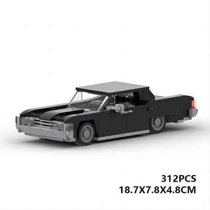 1965 American Luxury Sedan Building Kit | LEGO-Compatible MOC - 6