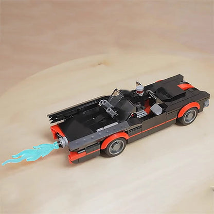 1966 Retro Vigilante Crimefighting Car MOC Building Kit | Vehicle Model - 3