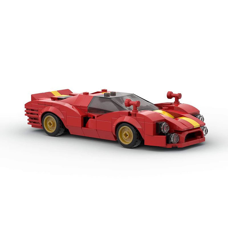 1967 Italian V12 Endurance Race Car Building Kit | LEGO-Compatible MOC - 2