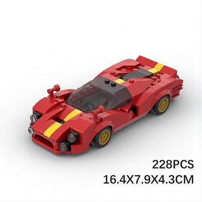 1967 Italian V12 Endurance Race Car Building Kit | LEGO-Compatible MOC - 6