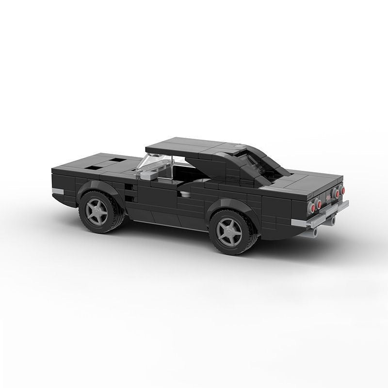 1968 Vintage 6 Wide Muscle Car Building Kit | Compatible MOC - 3