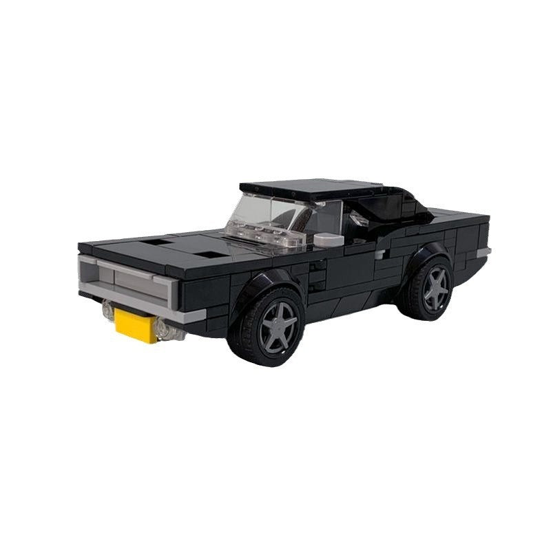 1968 Vintage 6 Wide Muscle Car Building Kit | Compatible MOC - 5