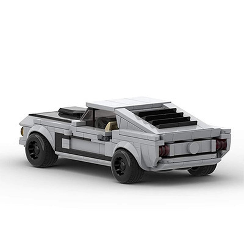 1969 302 Fastback Muscle Car MOC Building Kit | 1:24 Vintage Vehicle Model - 3