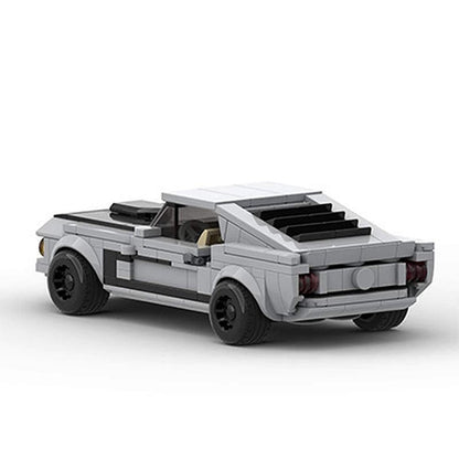 1969 302 Fastback Muscle Car MOC Building Kit | 1:24 Vintage Vehicle Model - 3