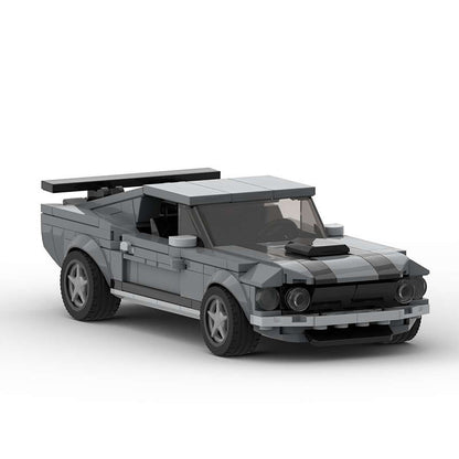 1969 Boss 302 Classic Muscle Car Building Kit | LEGO-Compatible MOC - 1