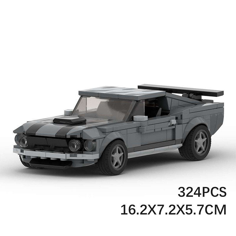 1969 Boss 302 Classic Muscle Car Building Kit | LEGO-Compatible MOC - 6