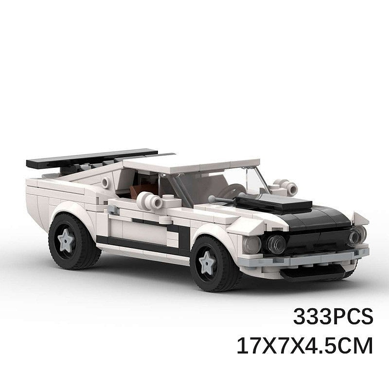 1969 Boss 302 Classic Muscle Car MOC Building Kit | Vehicle Model - 12