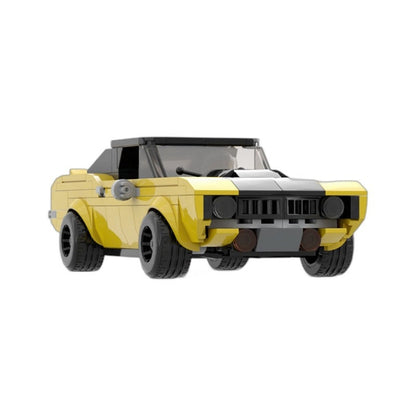 1969 Classic Muscle Car MOC Building Kit | Vintage Vehicle Model - 1