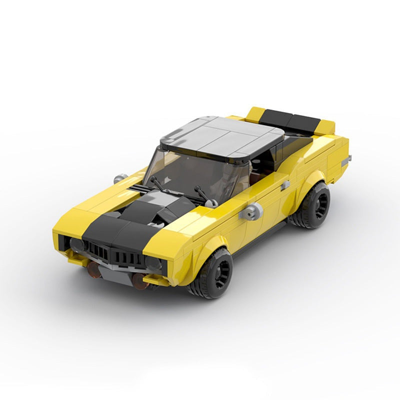 1969 Classic Muscle Car MOC Building Kit | Vintage Vehicle Model - 2