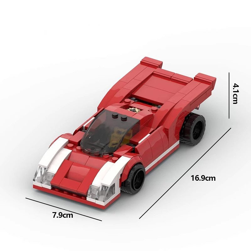 1970s Endurance Racing Prototype Building Kit | 8-Wide LEGO-Compatible MOC - 6
