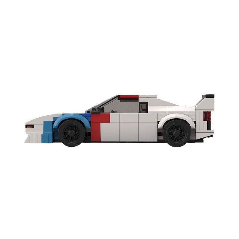1970s M1 Wedge Supercar MOC Building Kit | Retro Vehicle Model - 5