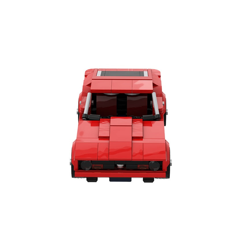 1970s Muscle Fastback Chase Car Building Kit | Compatible MOC - 3
