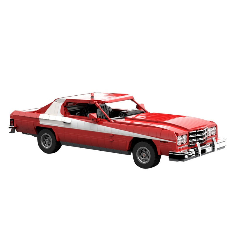 1970s Retro Detective Muscle Car Building Kit | LEGO-Compatible MOC - 2
