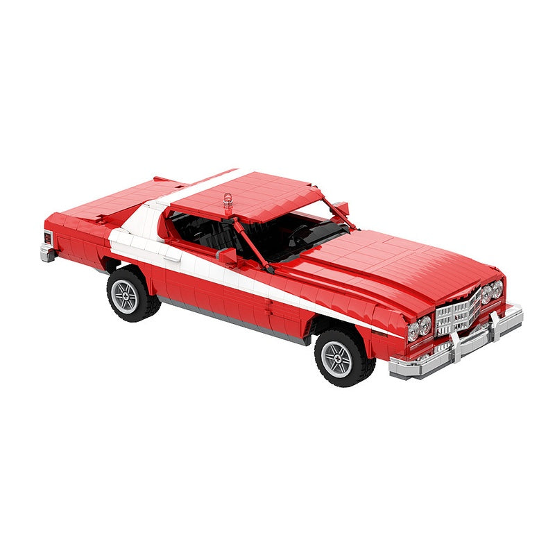 1970s Retro Detective Muscle Car Building Kit | LEGO-Compatible MOC - 3
