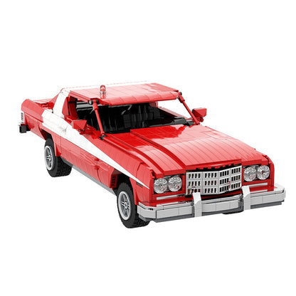 1970s Retro Detective Muscle Car Building Kit | LEGO-Compatible MOC - 5