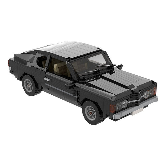 1972 Vintage GT Coupe MOC Building Kit | Classic Sports Car Model - 1
