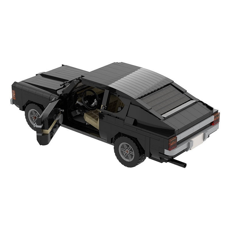 1972 Vintage GT Coupe MOC Building Kit | Classic Sports Car Model - 6