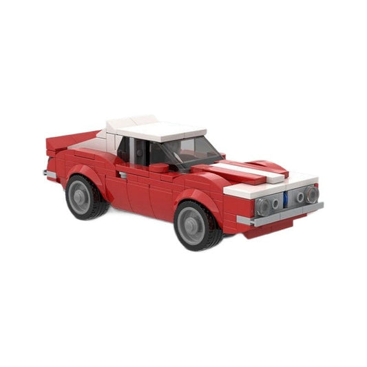 1973 Classic Crime Drama Coupe Muscle Car MOC Building Kit - 1