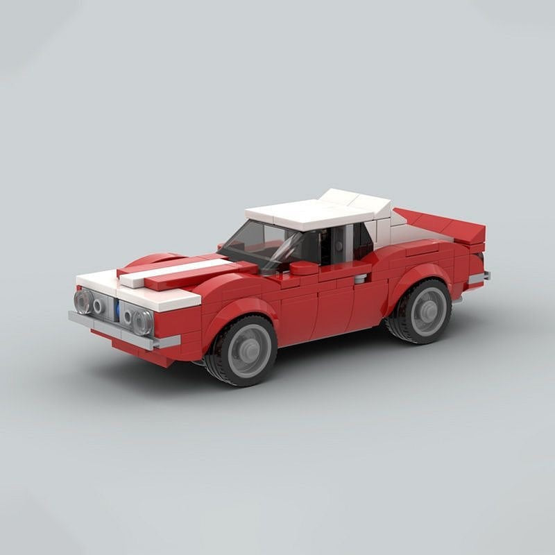 1973 Classic Crime Drama Coupe Muscle Car MOC Building Kit - 2