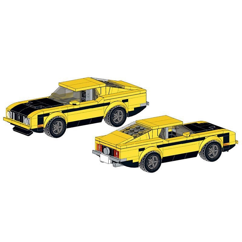 1973 Classic Fastback Muscle Car Building Kit | LEGO-Compatible MOC - 5