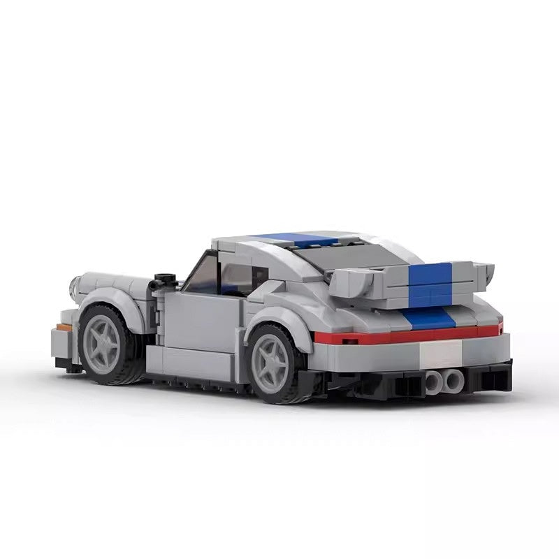 1976 Retro 911 Turbo Sports Car Building Kit | LEGO-Compatible MOC - 3