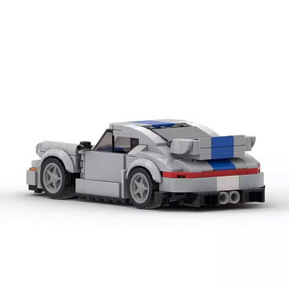 1976 Retro 911 Turbo Sports Car Building Kit | LEGO-Compatible MOC - 3