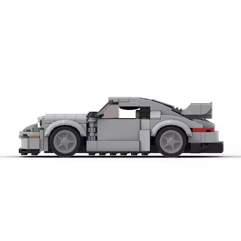 1976 Retro 911 Turbo Sports Car Building Kit | LEGO-Compatible MOC - 4