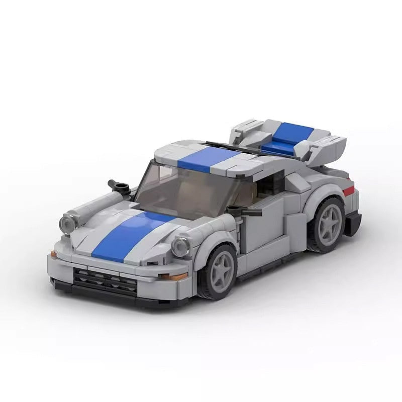 1976 Retro Turbo Sports Car MOC Building Kit | Classic Vehicle Model - 1
