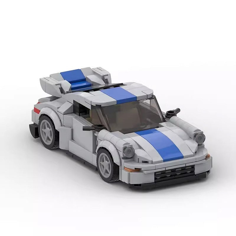 1976 Retro Turbo Sports Car MOC Building Kit | Classic Vehicle Model - 2