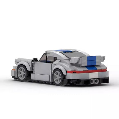1976 Retro Turbo Sports Car MOC Building Kit | Classic Vehicle Model - 3