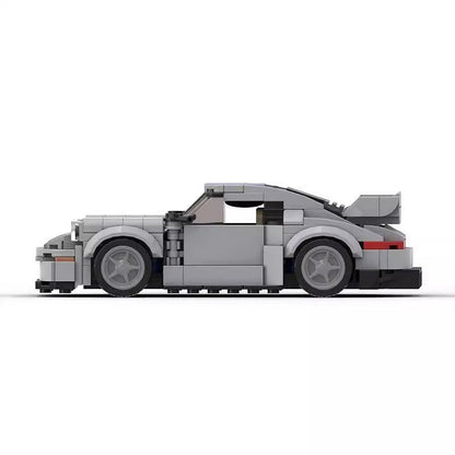 1976 Retro Turbo Sports Car MOC Building Kit | Classic Vehicle Model - 4